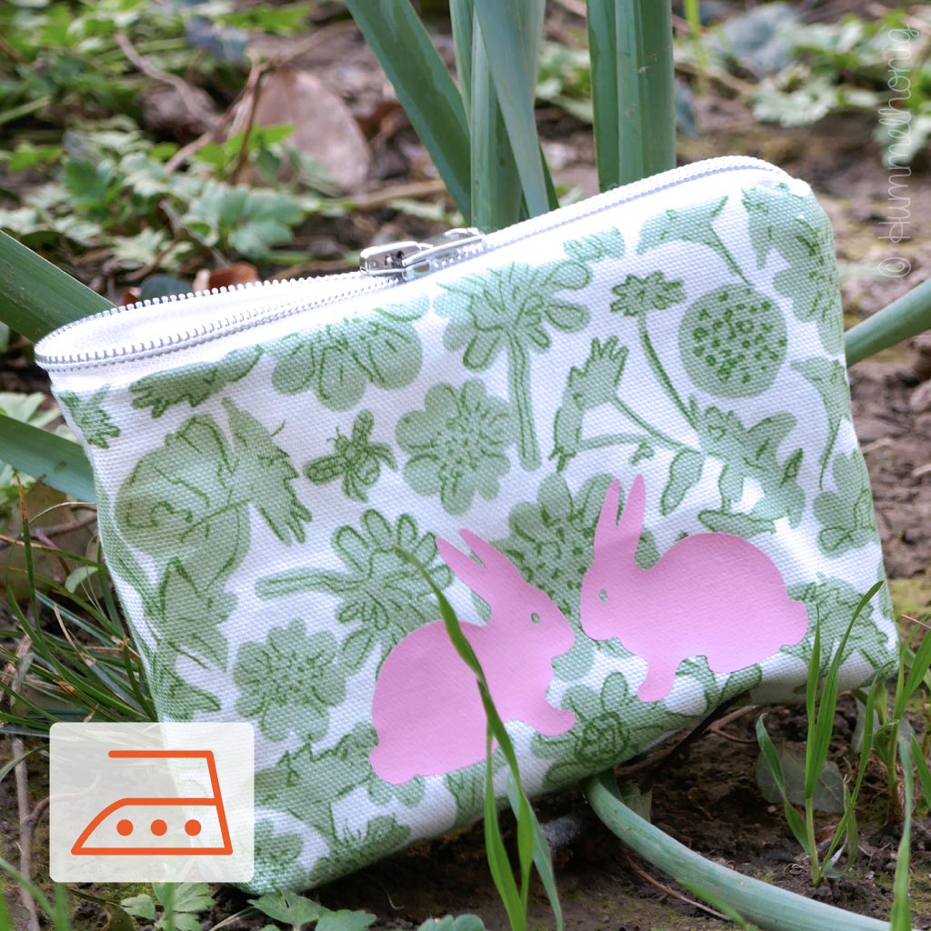 Bügelbild Hase Plott