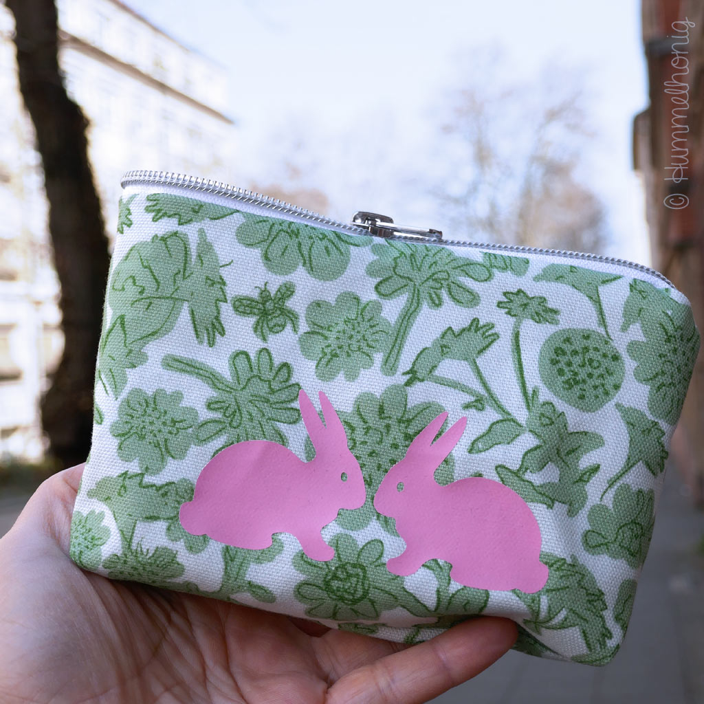 Bügelbild Hase Plott