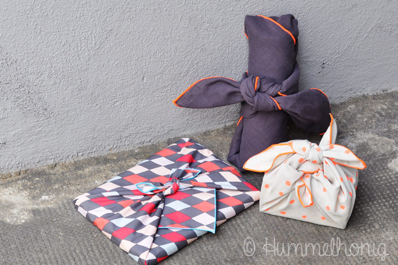 Geschenke einpacken mit Stoff – Furoshiki