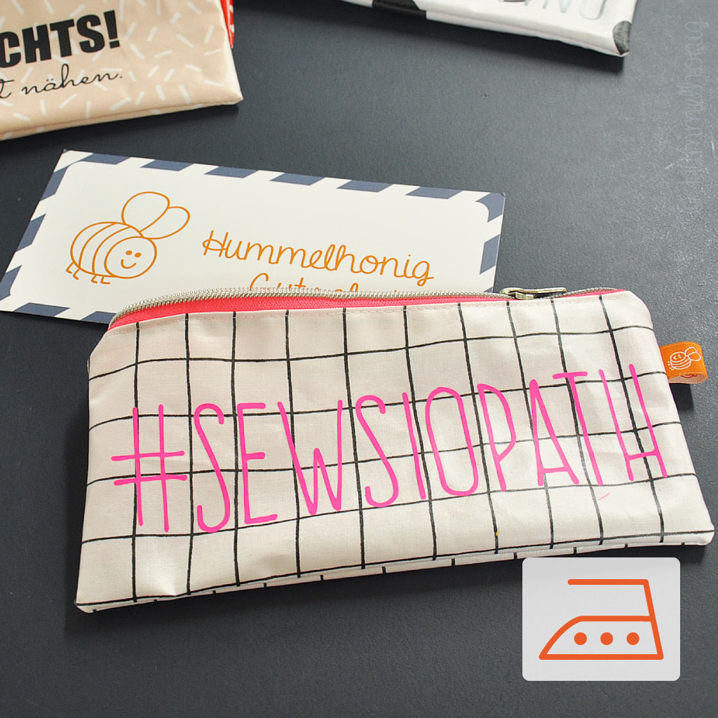 Bügelbild #Sewsiopath (individualisierbar)