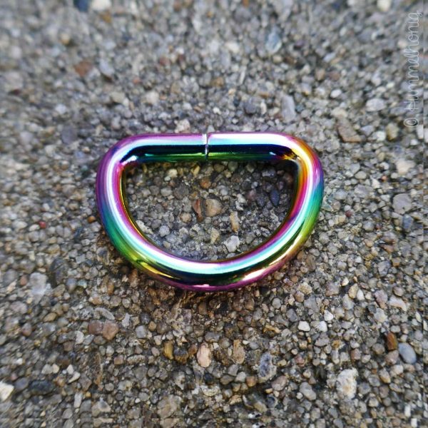 D-Ring 25 mm regenbogen