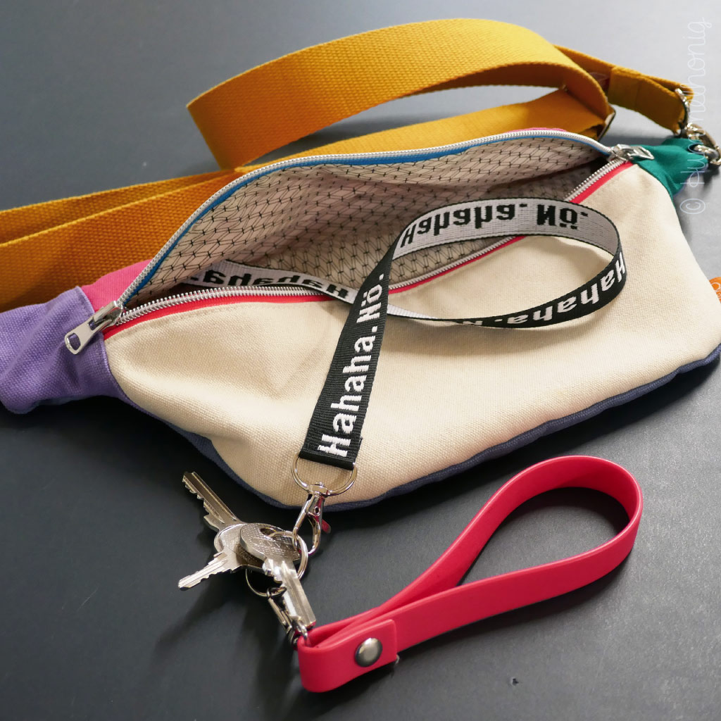 Bauchtasche Schnittmuster