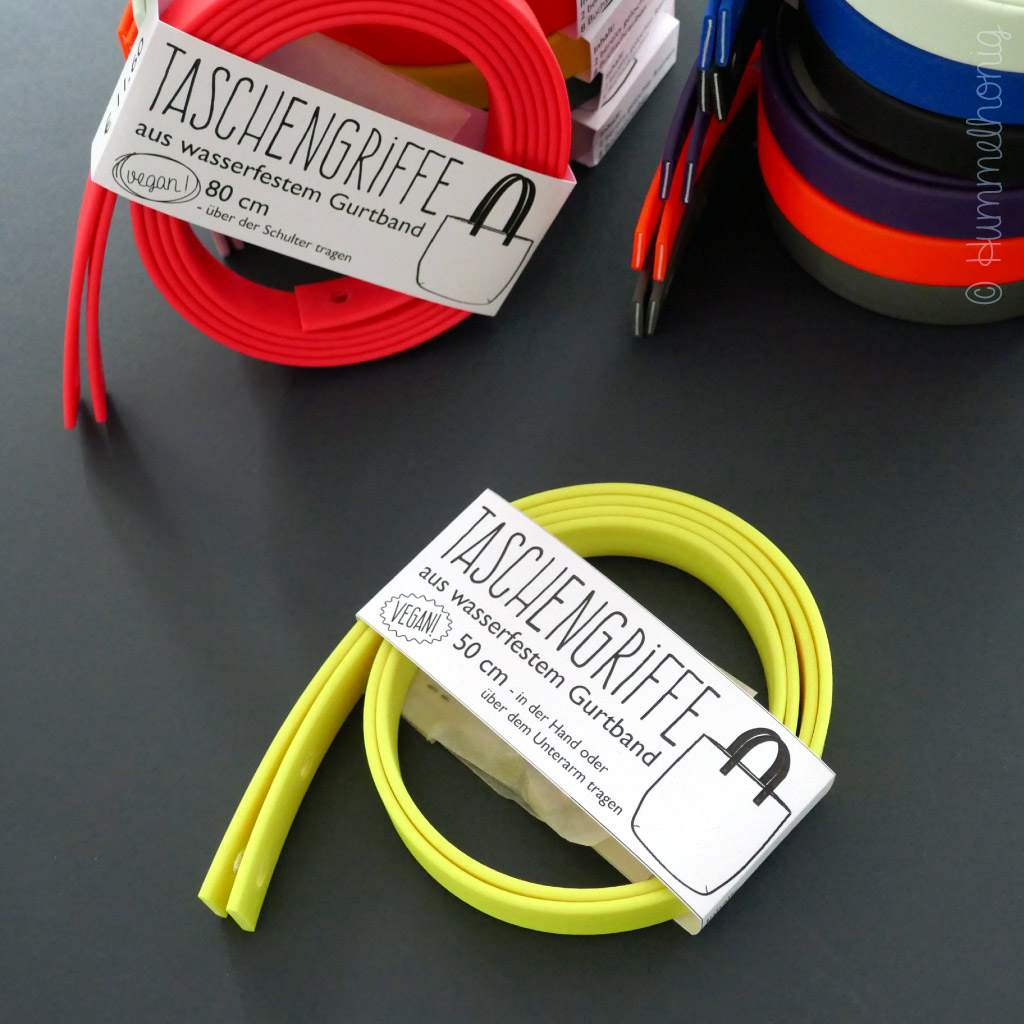 Taschengriffe aus wasserabweisendem Gurtband