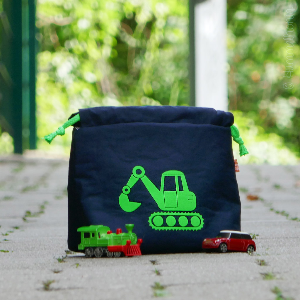 Bügelbild Bagger Plott