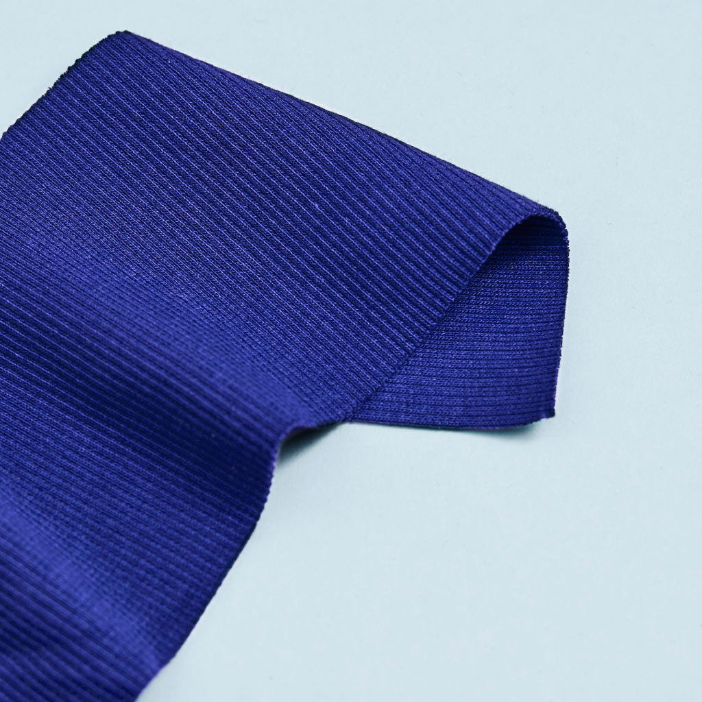 Bio Bündchen Stoff blau