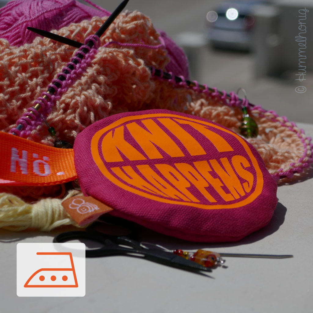 Bügelbild Knit Happens