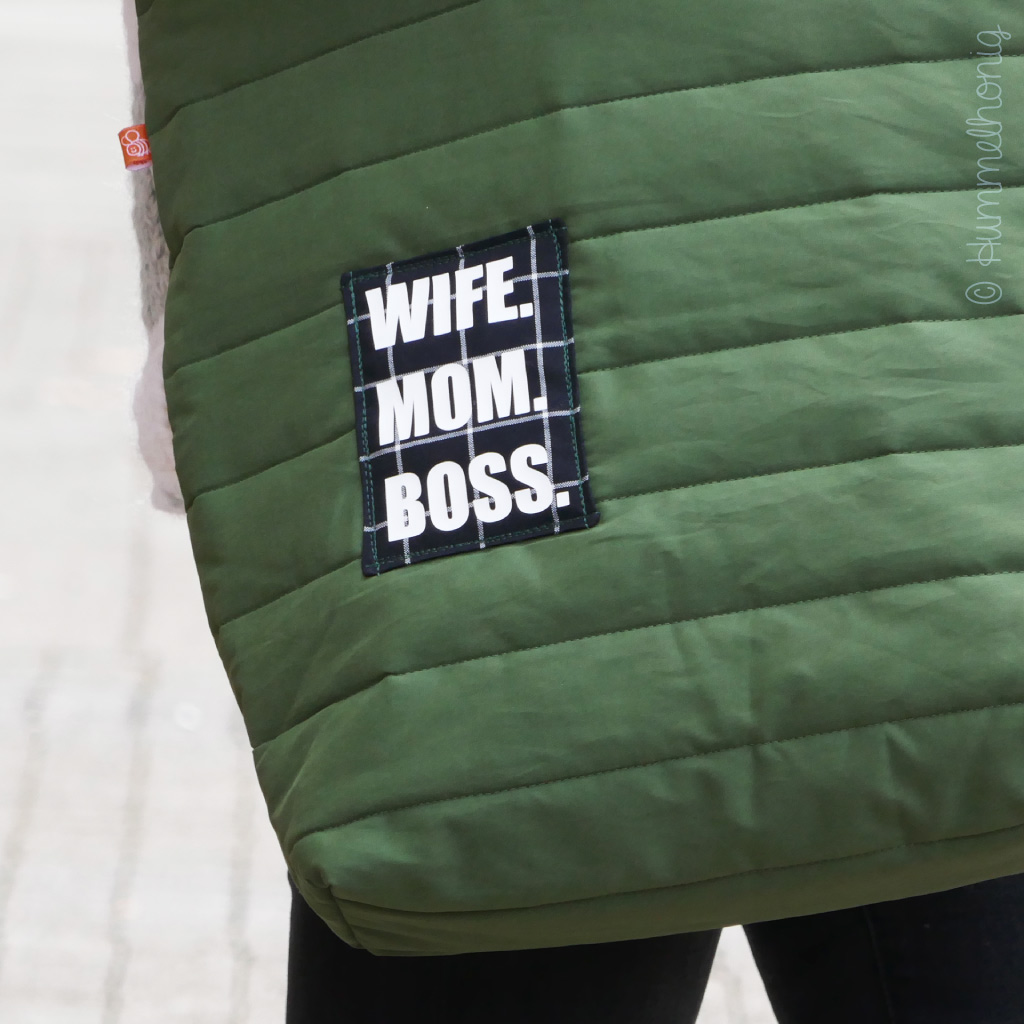 Plott Frau Wife Mom Boss Bügelbild