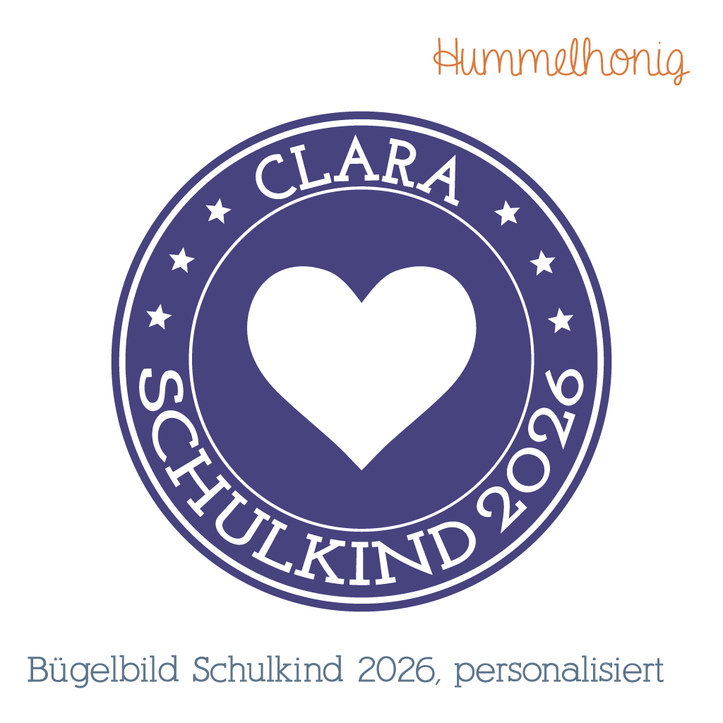 Bügelbild Schulkind 2026 Plott