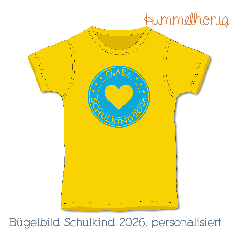 Bügelbild Schulkind 2026 Plott