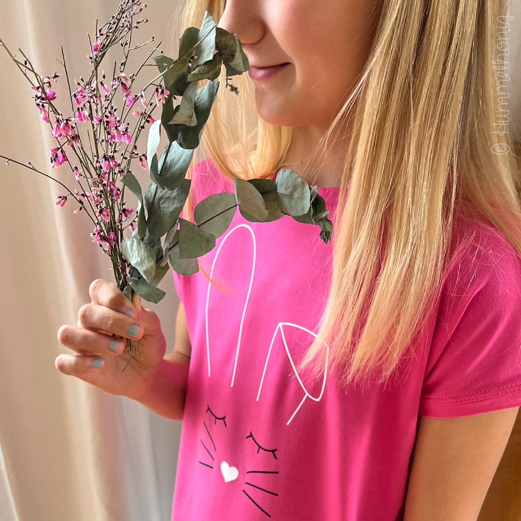 Bügelbild Hase Plott