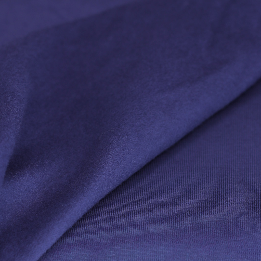 Bio Sweat Stoff blau