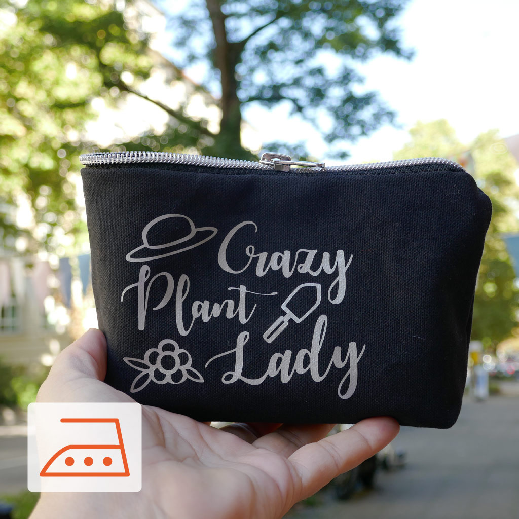 Bügelbild Garten Plott