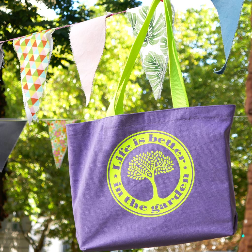 Bügelbild Garten Plott