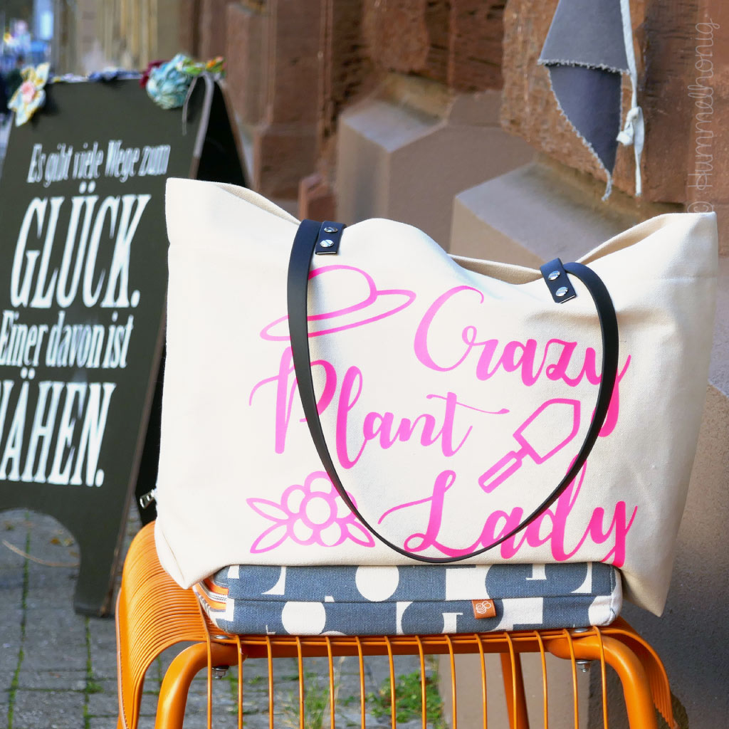 Bügelbild Garten Plott