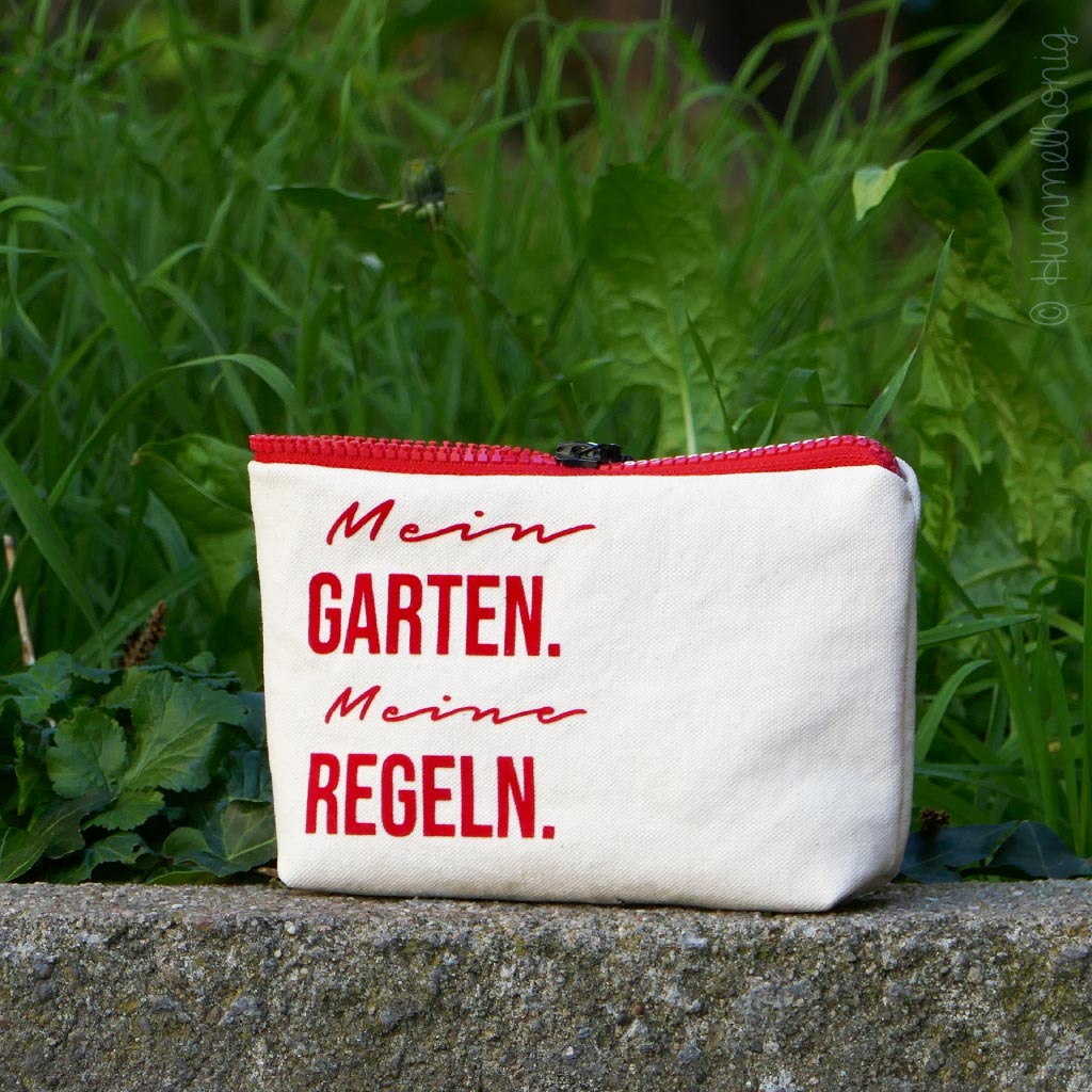 Bügelbild Garten Plott