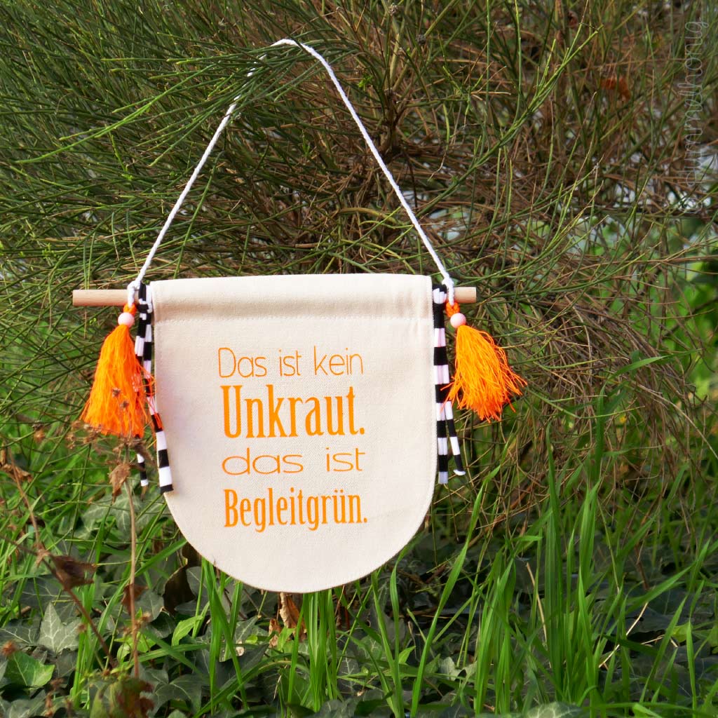 Bügelbild Garten Plott