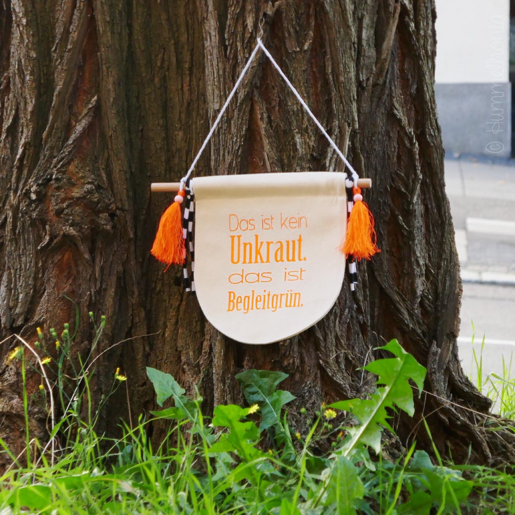 Bügelbild Garten Plott