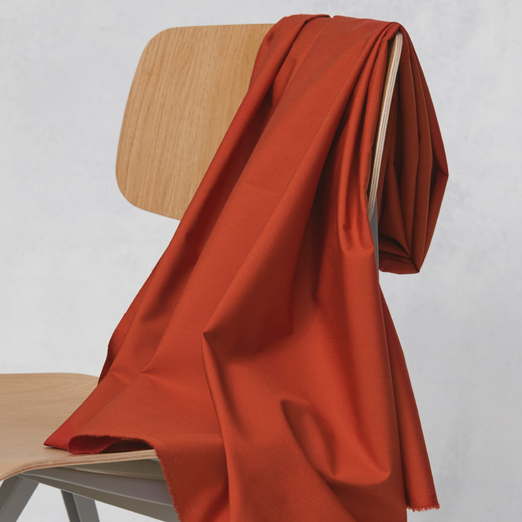 papertouch poplin orange