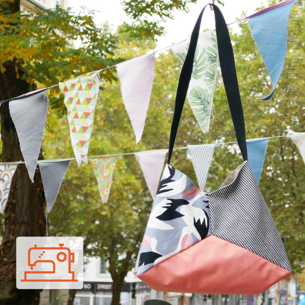 Canvas Hexagon Tasche Nähpaket