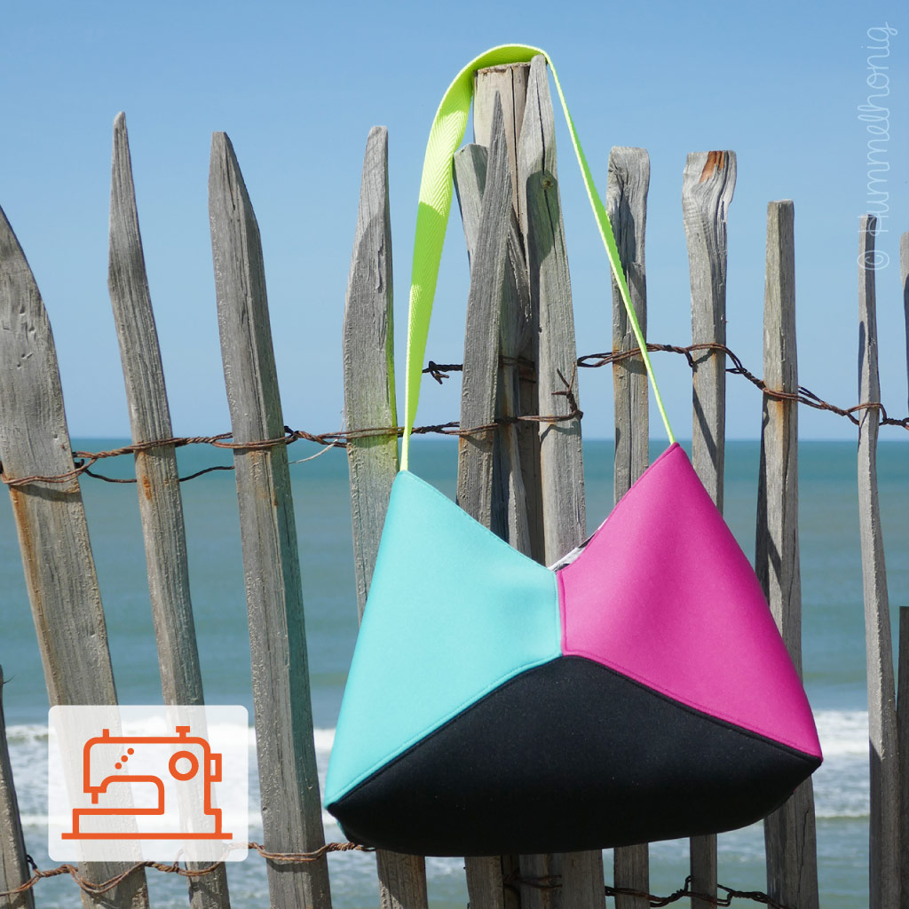 Neopren Hexagon Tasche Nähpaket