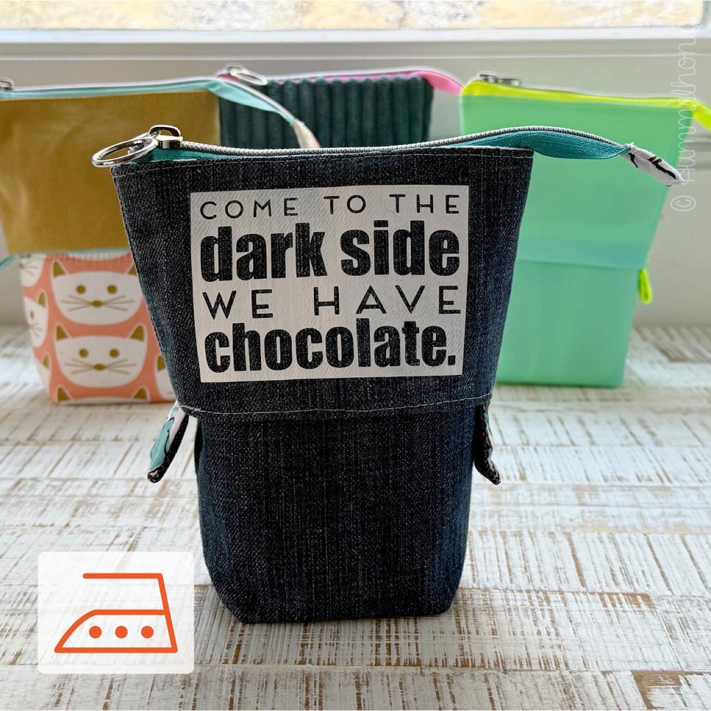 Bügelbild Schokolade Plott