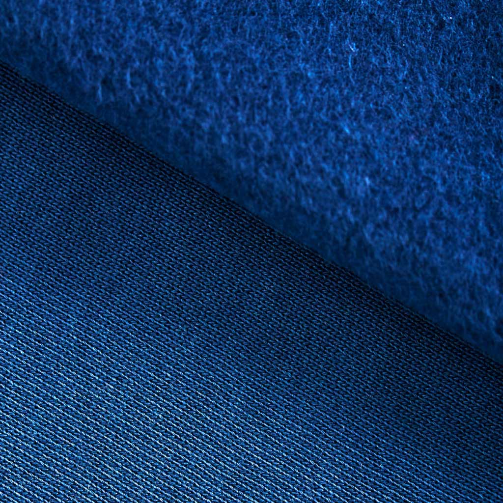 Sweat Stoff blau