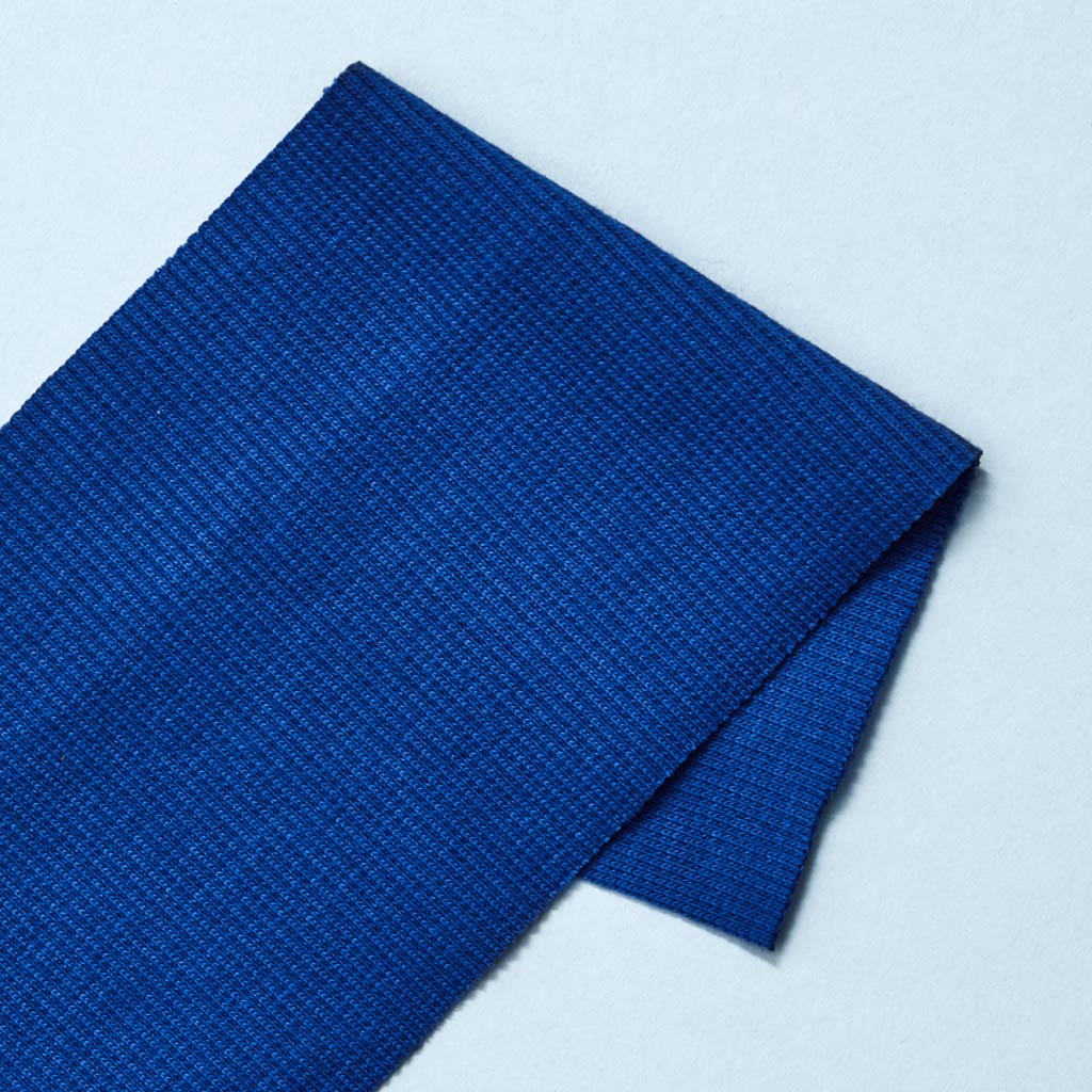 Bio Bündchen Stoff blau