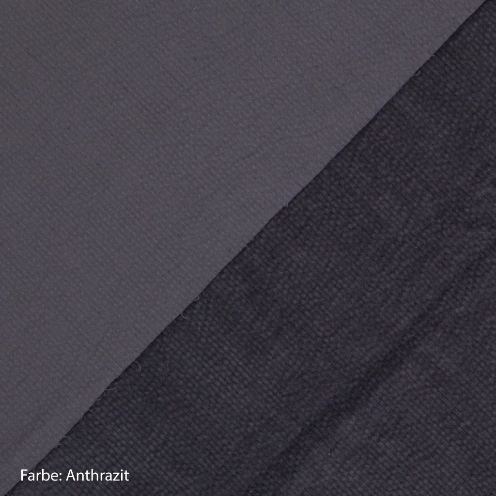 Cord Stoff dunkelgrau anthrazit