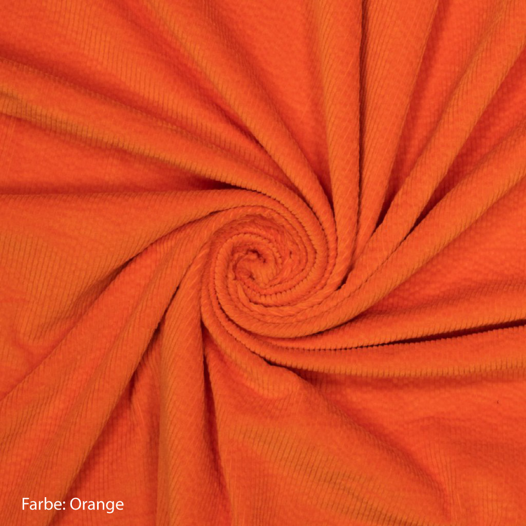 Cord Stoff orange