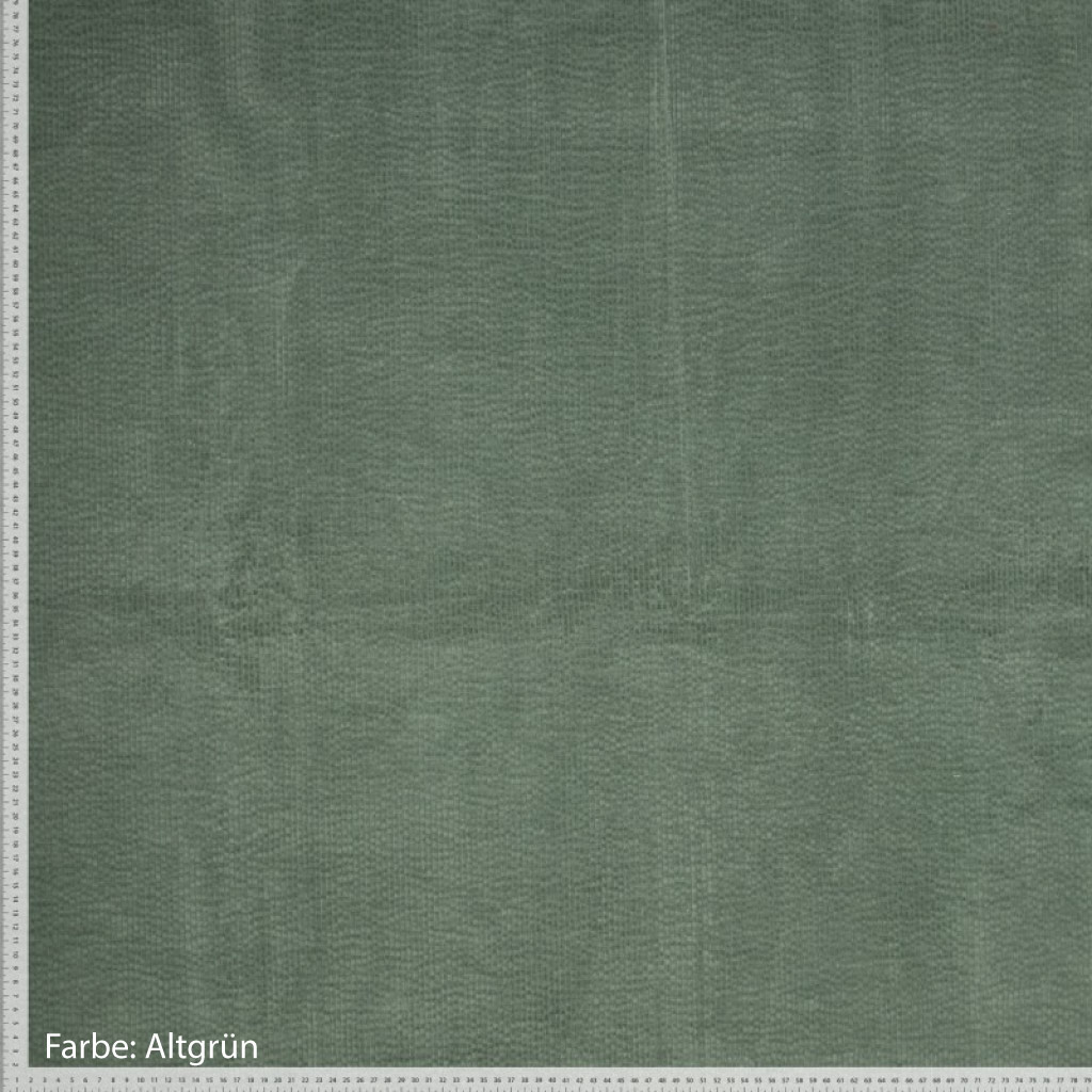 Cord Stoff altgrün grün