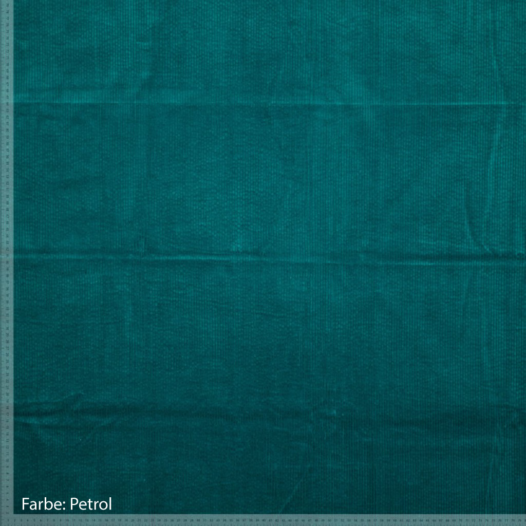 Cord Stoff petrol türkis