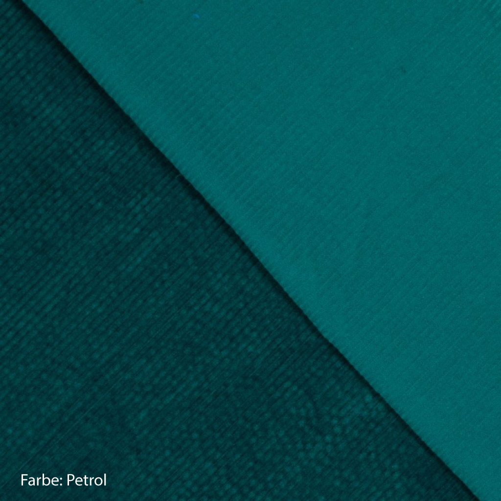 Cord Stoff petrol türkis
