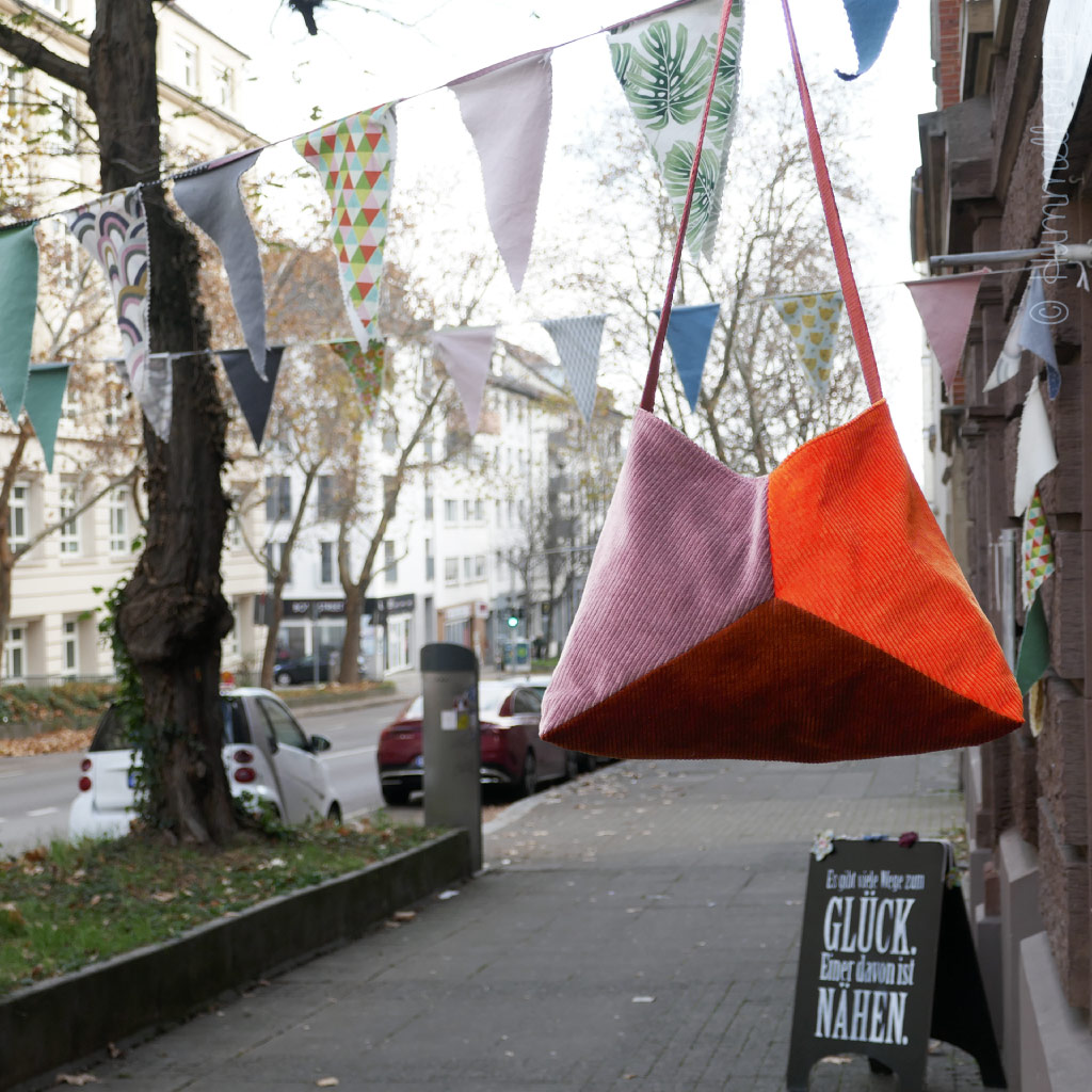 Hexagon Tasche Nähen