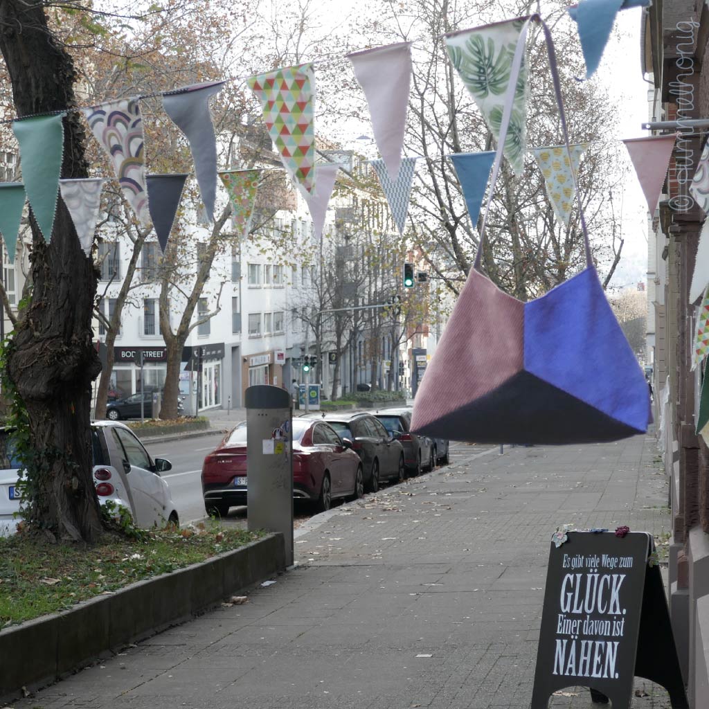 Hexagon Tasche Nähen