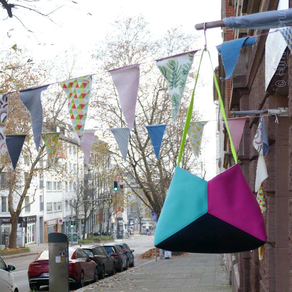 Hexagon Tasche Nähen