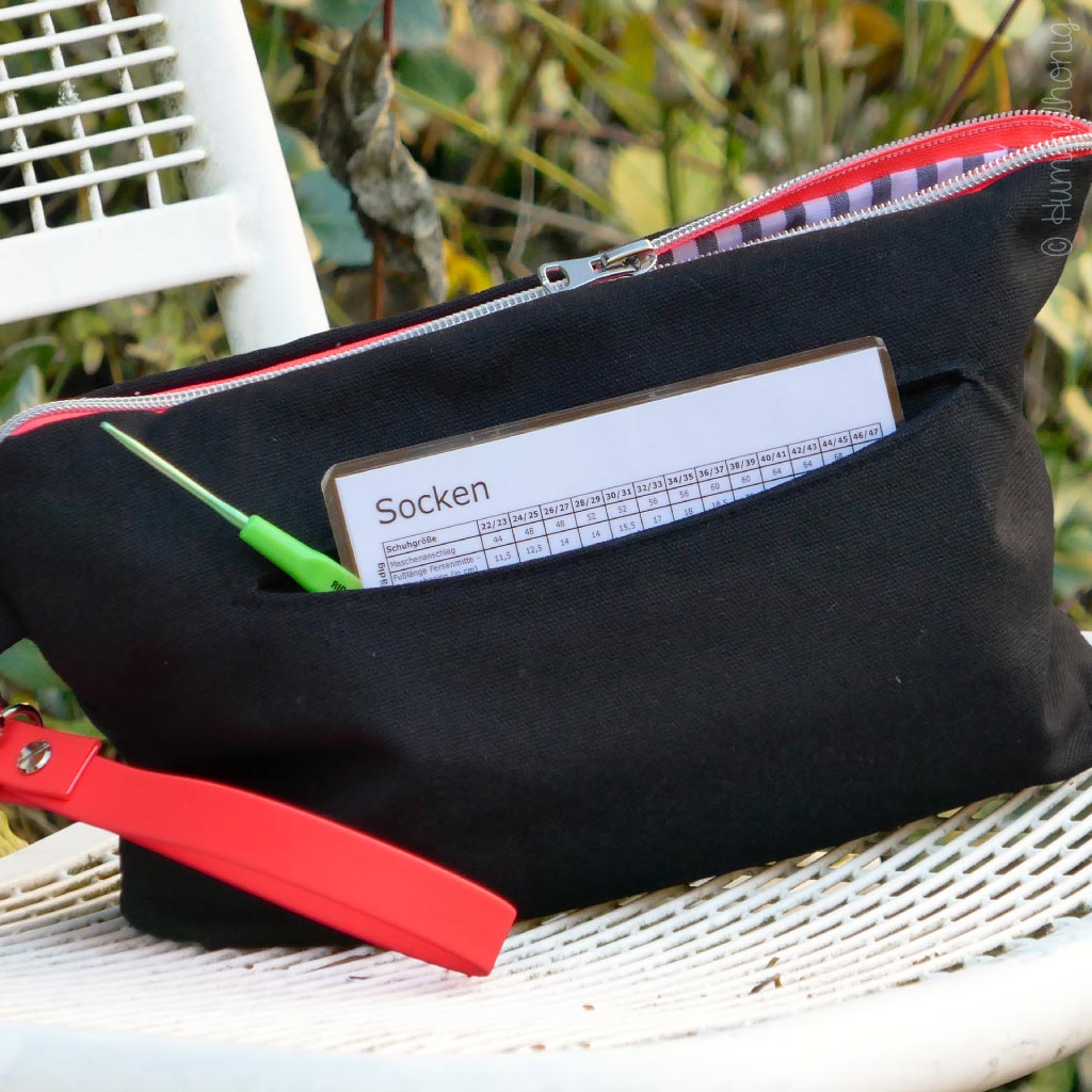 Schnittmuster Projekttasche Reißverschlusstasche