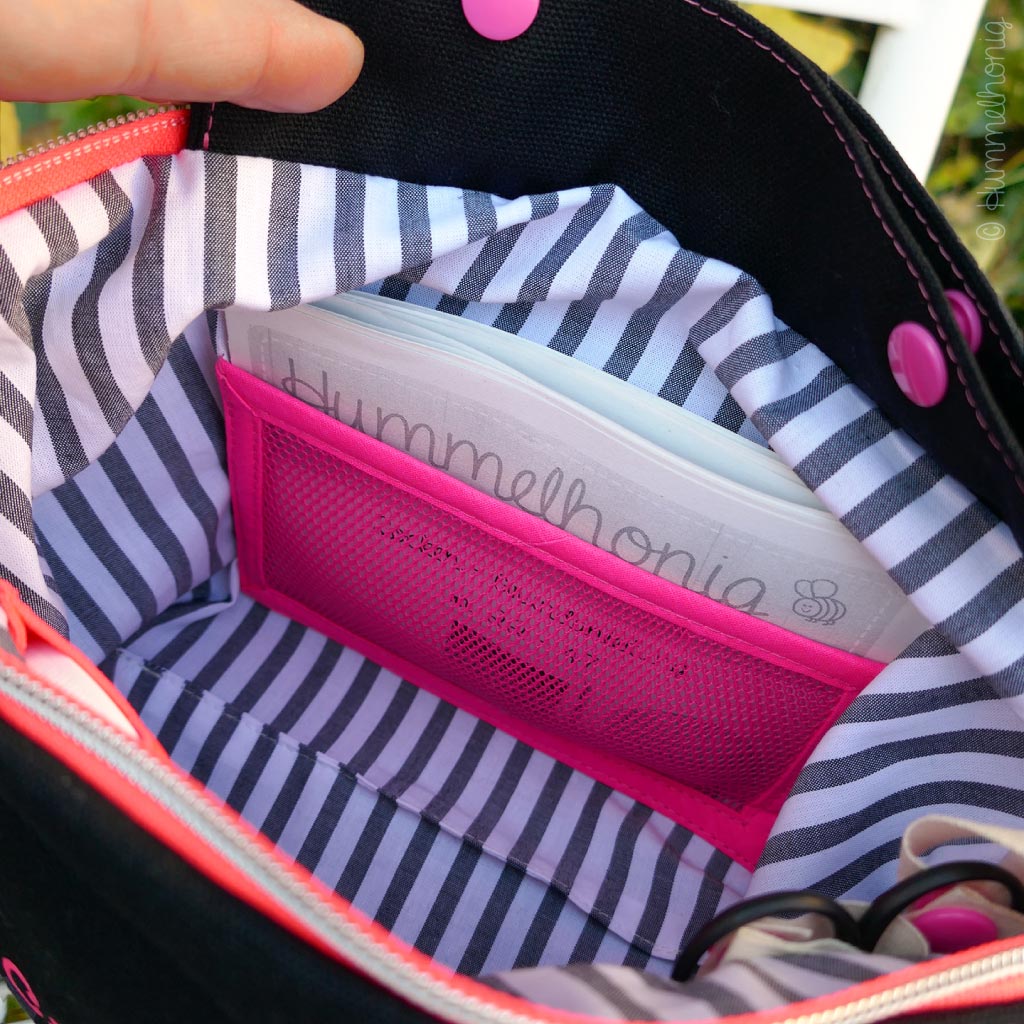 Schnittmuster Projekttasche Reißverschlusstasche