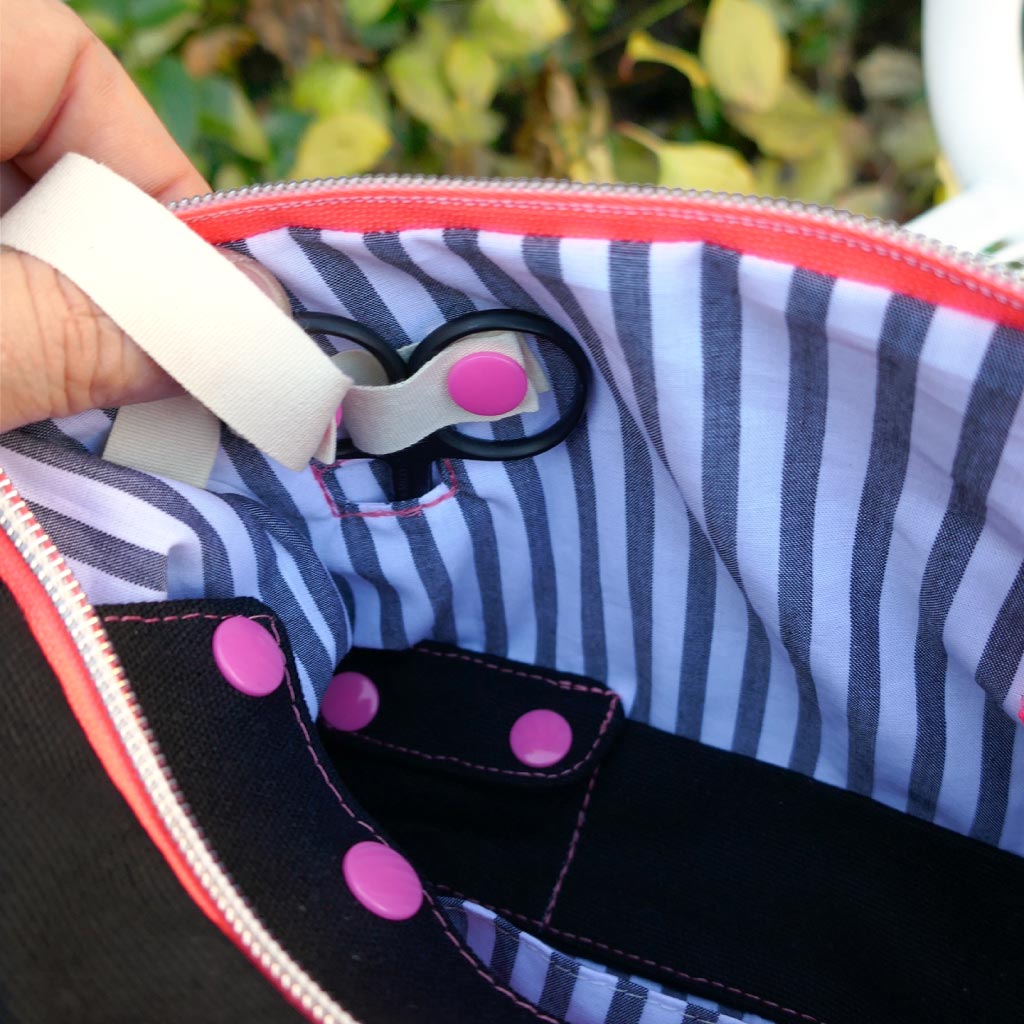 Schnittmuster Projekttasche Reißverschlusstasche