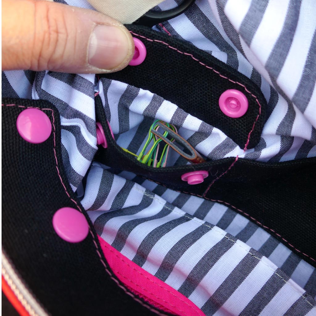 Schnittmuster Projekttasche Reißverschlusstasche