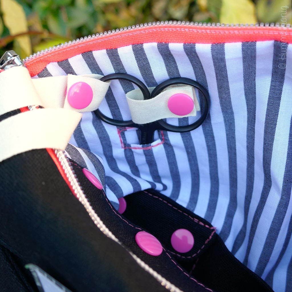 Schnittmuster Projekttasche Reißverschlusstasche