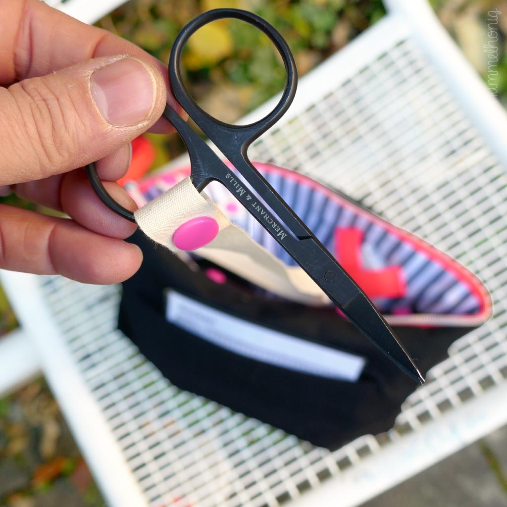 Schnittmuster Projekttasche Reißverschlusstasche