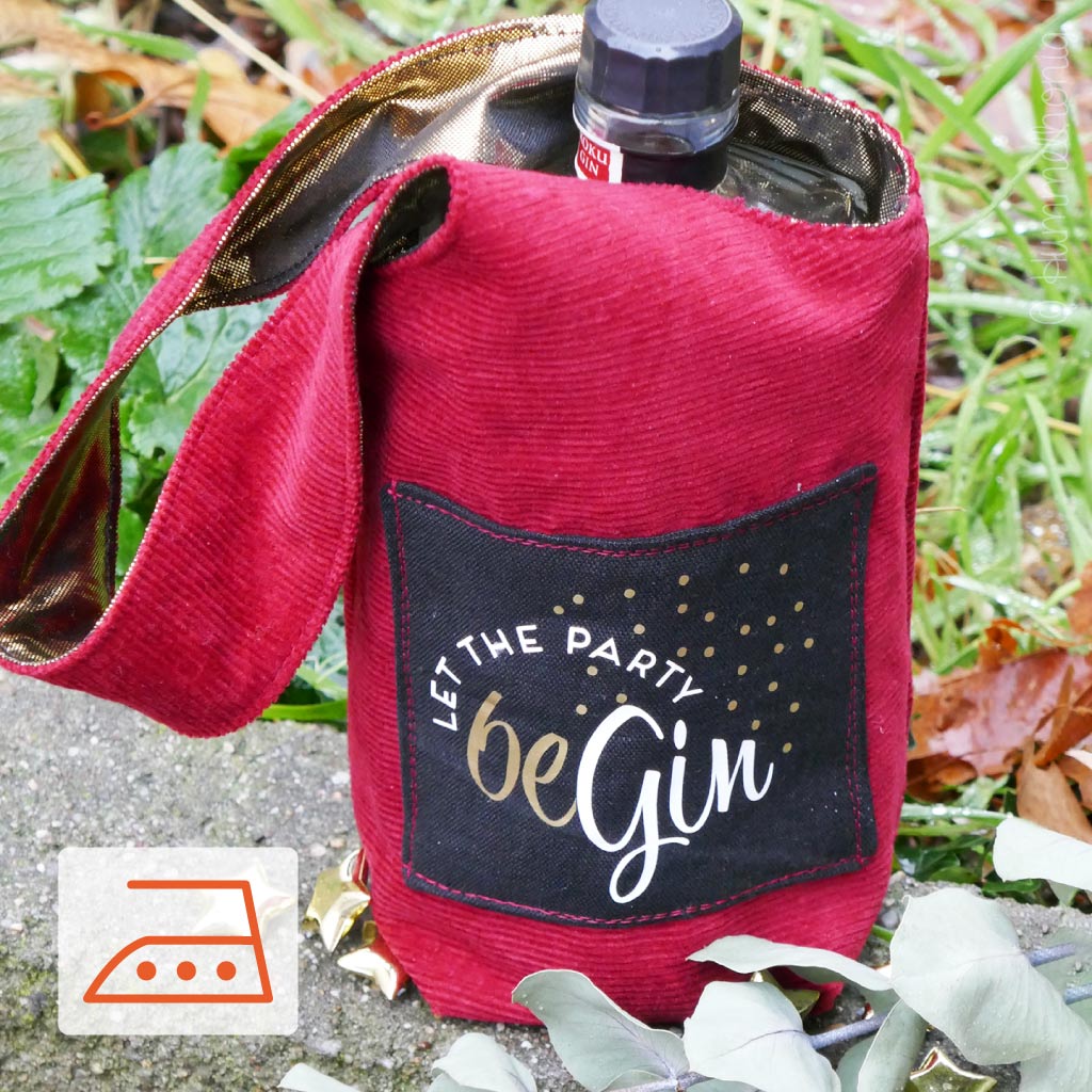 Bügelbild Gin Plott