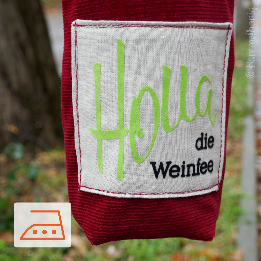 Bügelbild Wein Plott