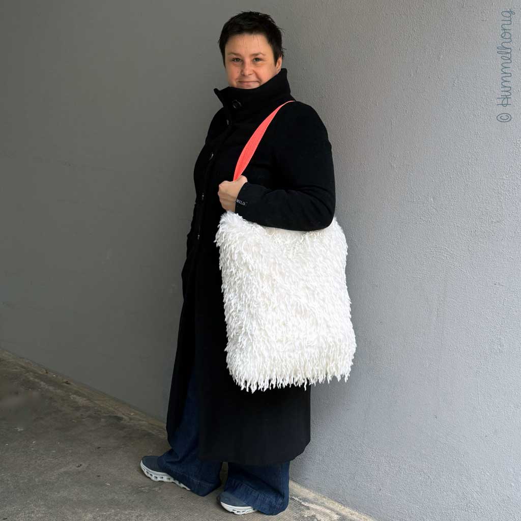 Shopper Kunstfell Feather Hair