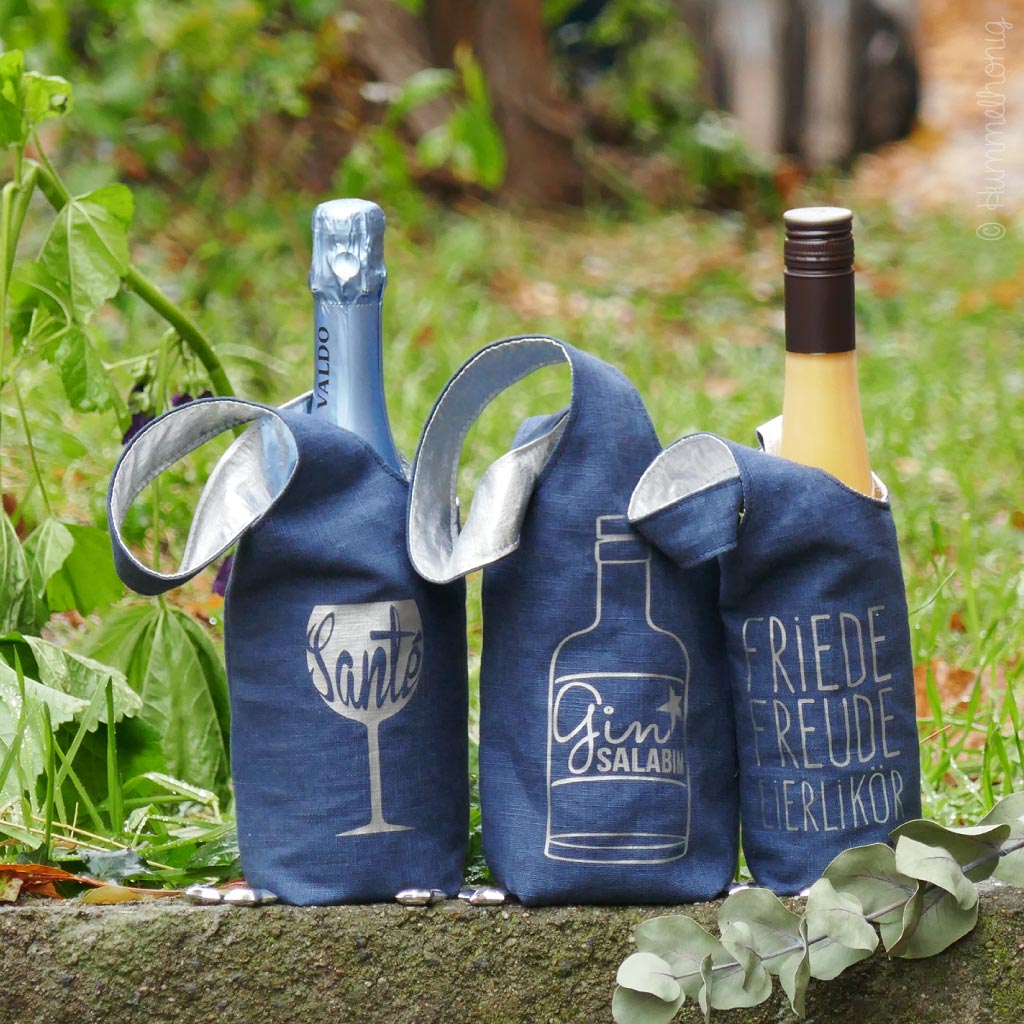 Flaschentasche nähen