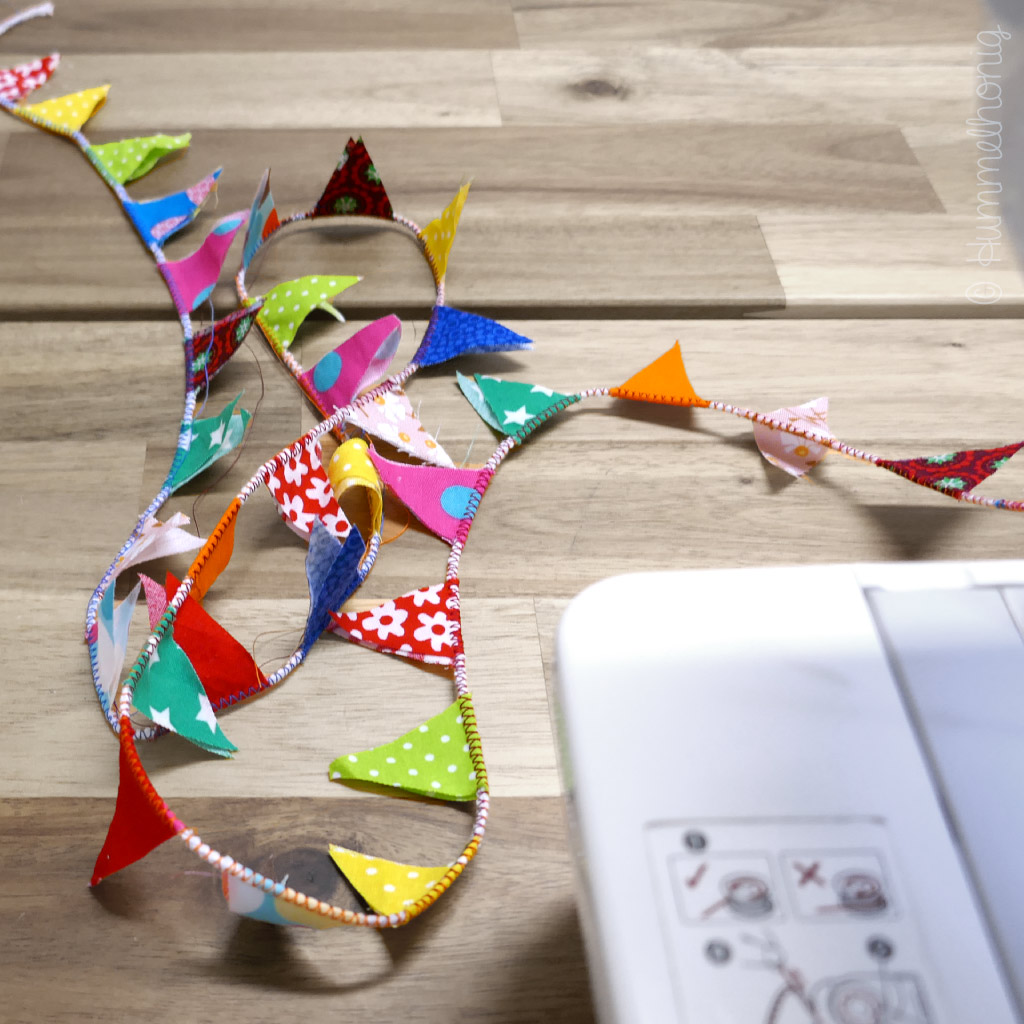 Mini Wimpelkette nähen