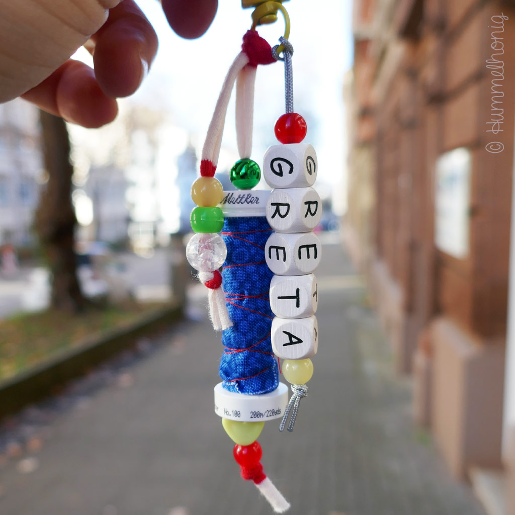 Anhänger Nähgarnrolle