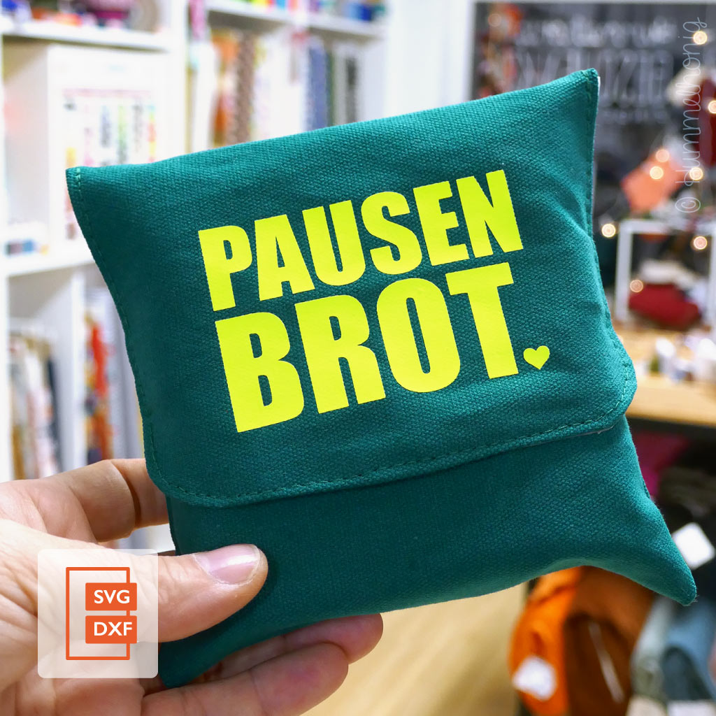 Plotterdatei Pausenbrot Freebie