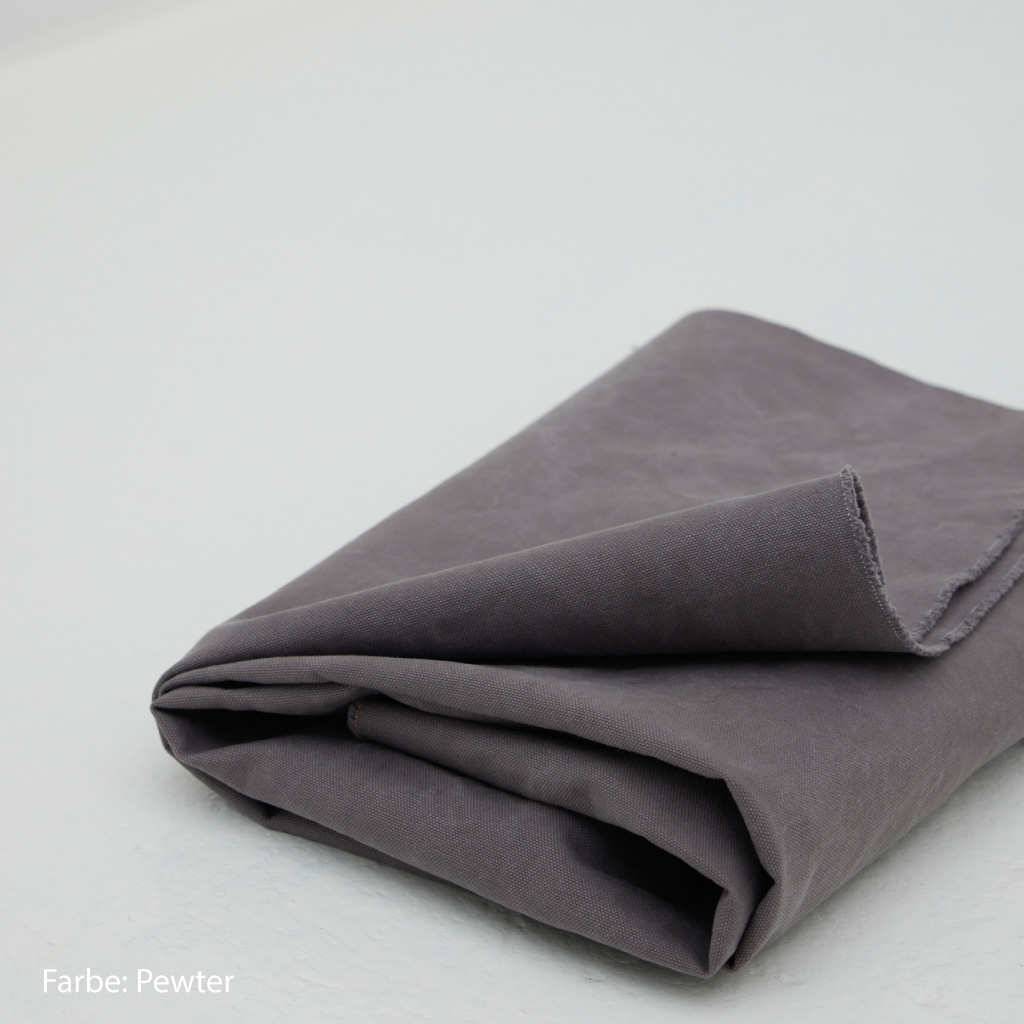 Canvas Stoff dunkelgrau pewter