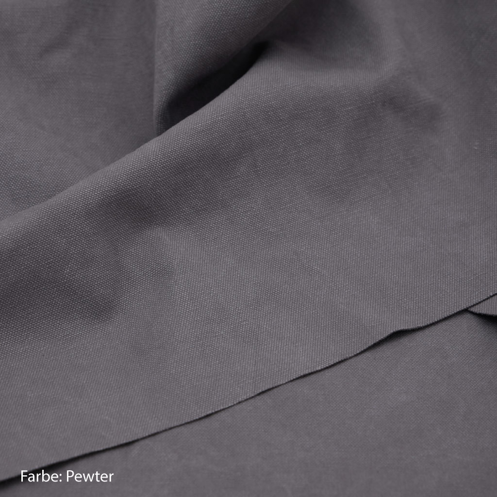 Canvas Stoff dunkelgrau pewter